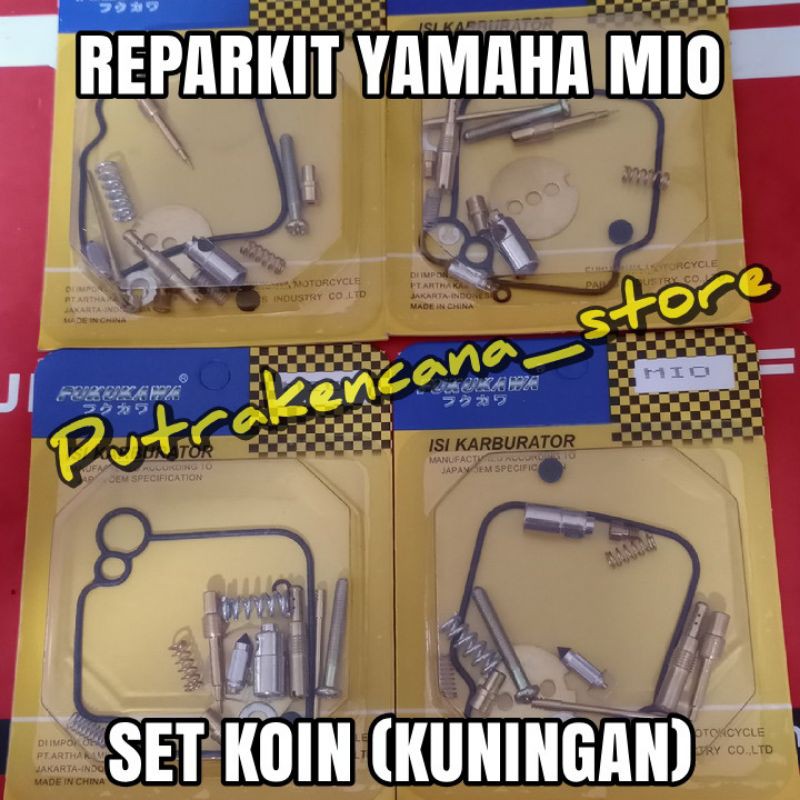 REPAIRKIT ISI KARBURATOR + KOIN KUNINGAN - MIO SPORTY, SMILE, SOUL [ 5TL ] - REPARKIT ISI KARBU SPUY