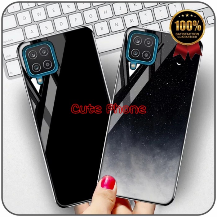 Casing Hard Soft Case Samsung Galaxy M62 M 62 Tempered Glass Case