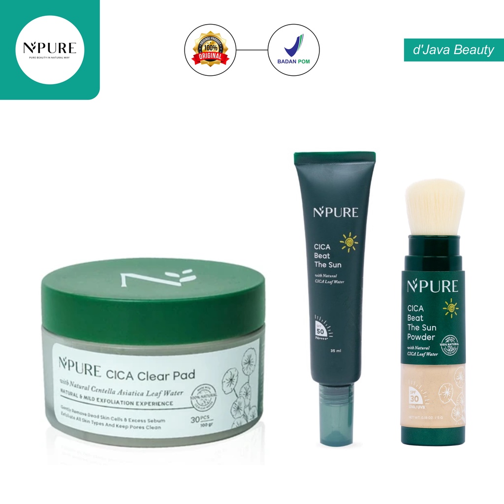 Npure Cica (Clear Pad, Beat The Sun & Beat The Sun Powder)