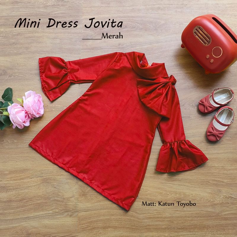 DRESS JOVITA ANAK DAN DEWASA DRESS NATAL ANAK DAN DEWASA DRESS IMLEK