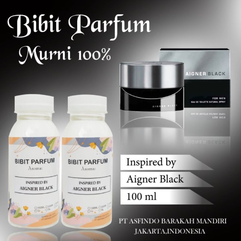 BIBIT PARFUM AIGNER BLACK - BODY SPRAY - 100 ML