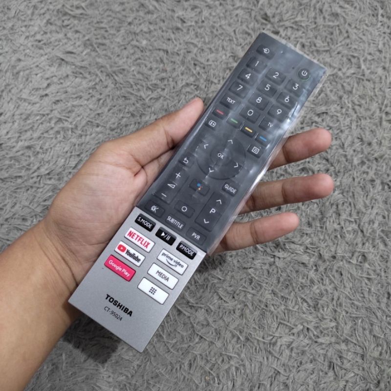 Remote TV TOSHIBA Original 100% Smart Android TV Terbaru Support Google Assistant - Remote TV TOSHIB