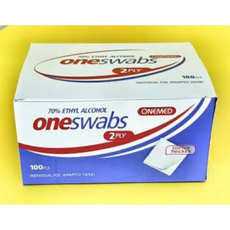 100 lembar TISSUE ALKOHOL SWABS ONEMED