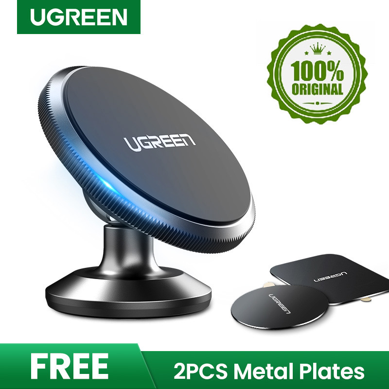 UGREEN Magnetic Car Phone Holder and Ring Stand 360 Degree Magnet Mount Car Holder