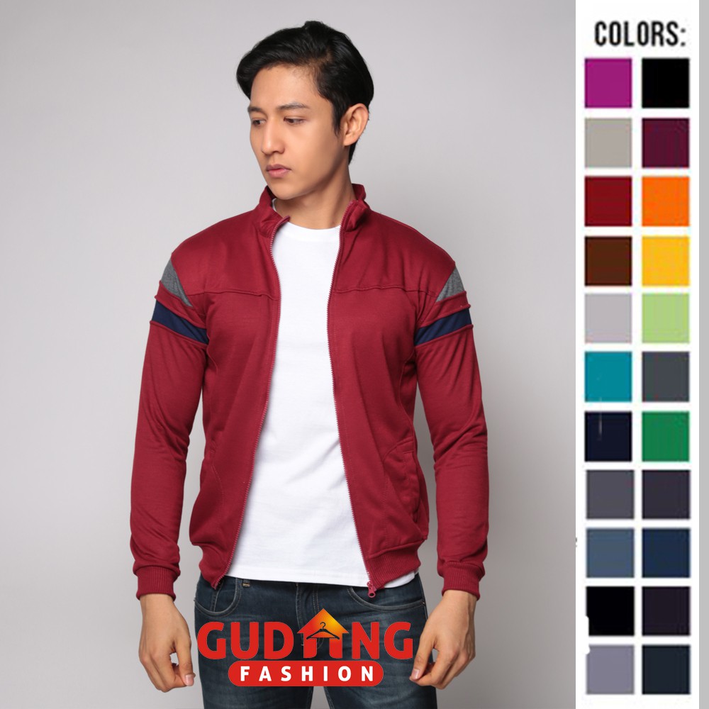 Jaket Training Sporty Pria Banyak Pilihan Warna - JAK (COMB)