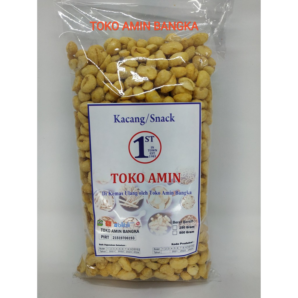 

KACANG BOGOR KEMASAN 500 GRAM/SNACK/CEMILAN