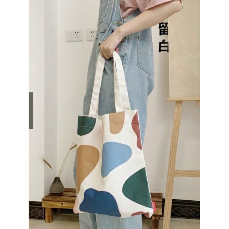 Arifirn Tote Bag Full Colour Cream