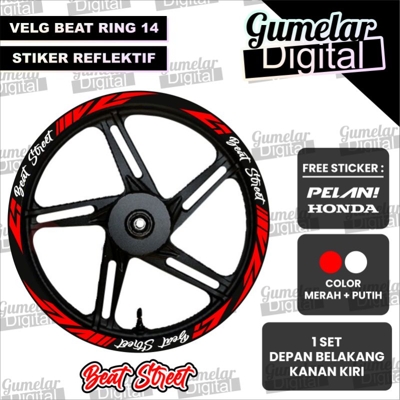 STIKER VELG BEAT STREET