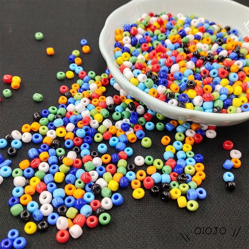 Mute Pasir / Glass Beads / Mute / Manik Manik Kecil / Bahan Aksesoris / kerajinan Tangan - ol