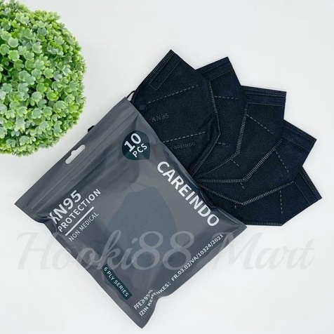 MASKER KN95 EARLOOP 6 PLY ISI 10 PCS / MASKER KN95 HIJAB 5 PLY ISI 10 PCS