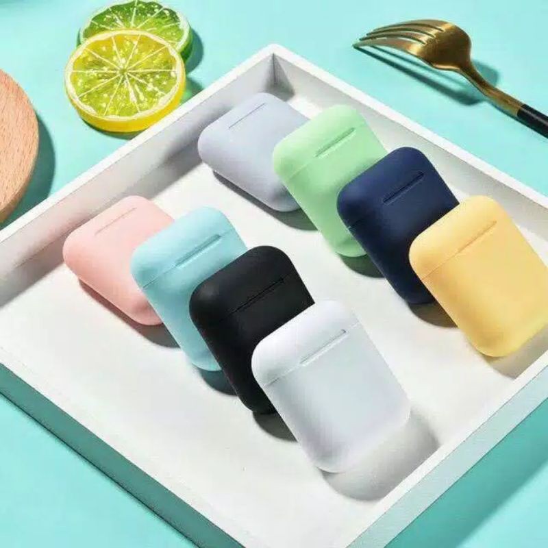 HEADSET BLUETOOTH 5.0 WIRELESS INPODS I12 MACARON TWS