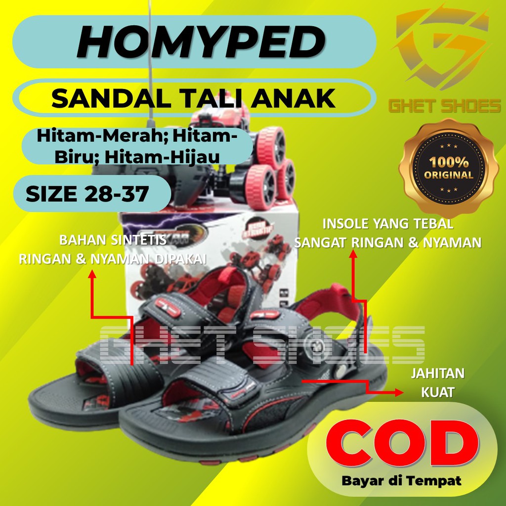 Sendal Gunung Sandal Tali Anak Laki laki Homyped