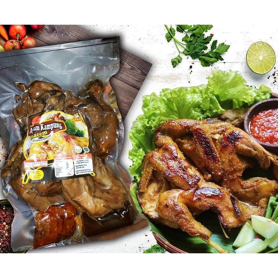 Jual Ayam Kampung Ungkep Bumbu Kuning Ayam Bacem Siap Goreng Rica Ayam Kampung Siap Saji Ekor