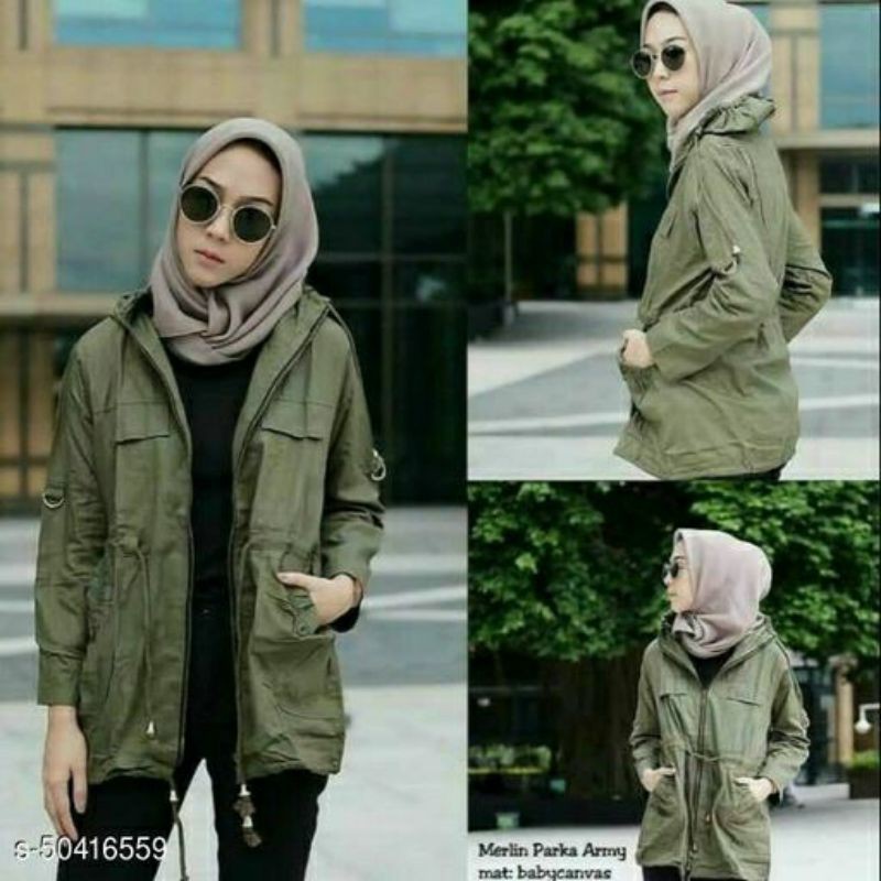 Merlin parka-Olive