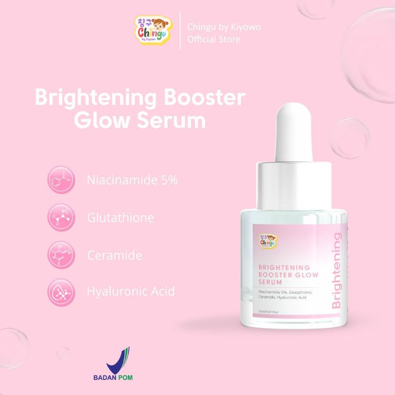 BPOM FACE SERUM CHINGU BY KIYOWO YEPPU-YEPPU KIYOWO SERUM WAJAH BRIGHTENING ACNE PEELING FACE SERUM