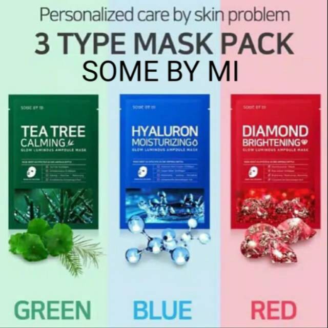 ★ BB ★  SOMEBYMI Mask Pack Line 25gr - Sheet Mask - SOME BY MI