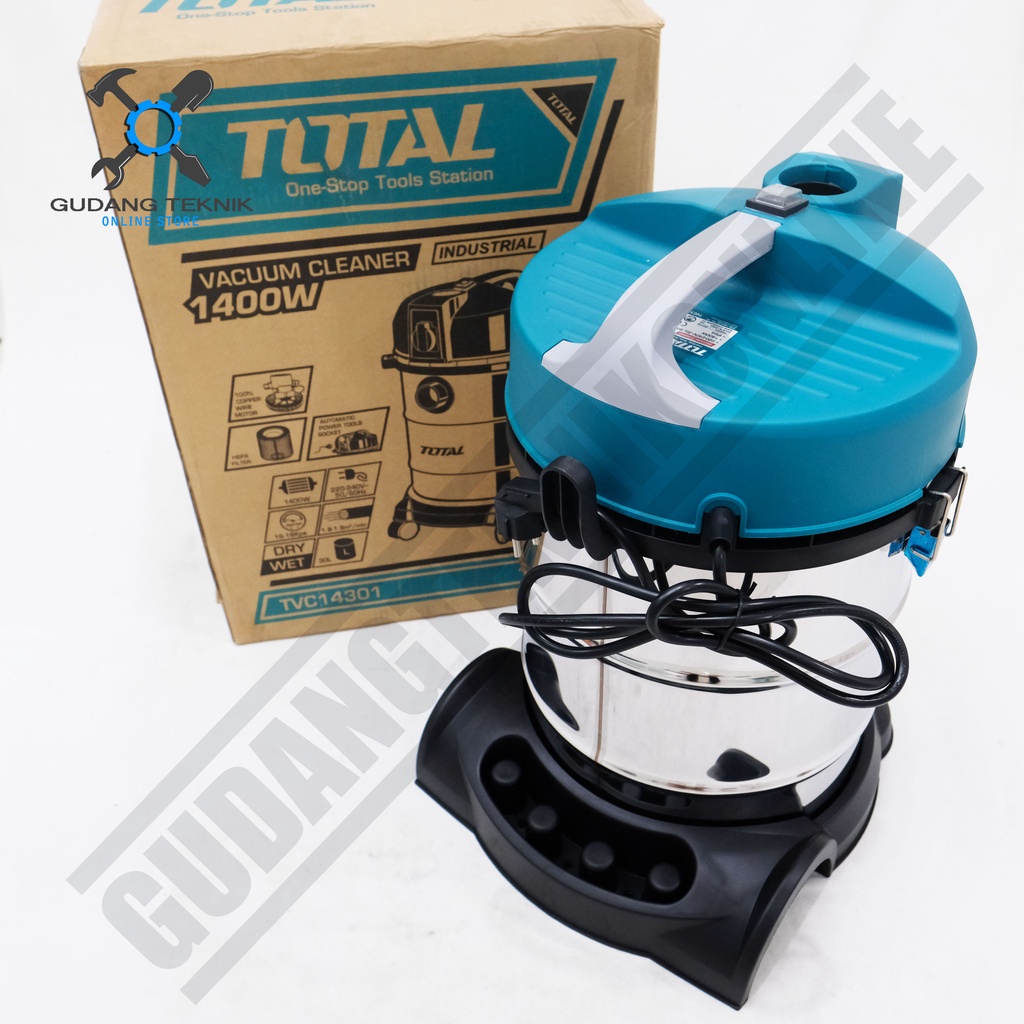 Vacuum Cleaner Total 30L TVC14301 Wet Dry Blow / Alat Penyedot Debu 30L Total TVC 14301