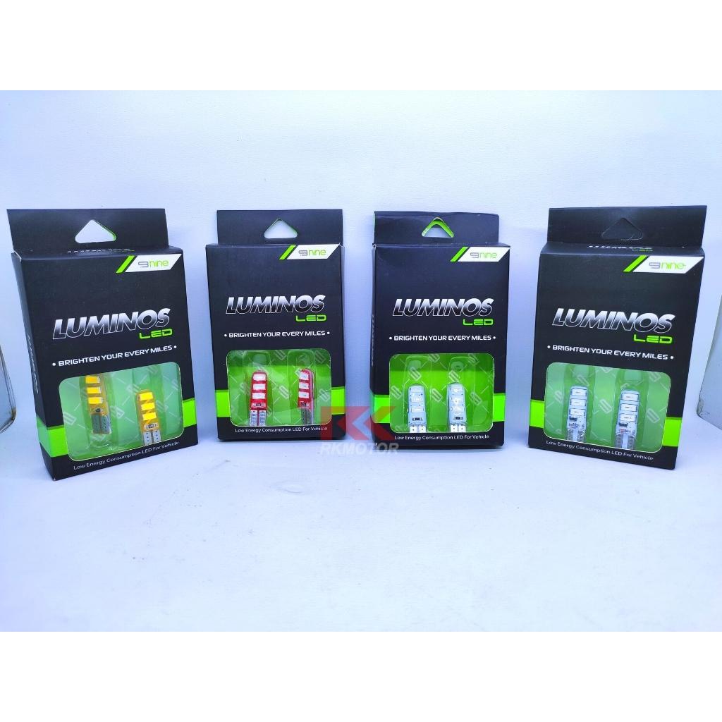 Lampu LED T10 Senja Mobil Motor DC12V - Lampu Senja T10 Luminos Bahan Silicone Terang