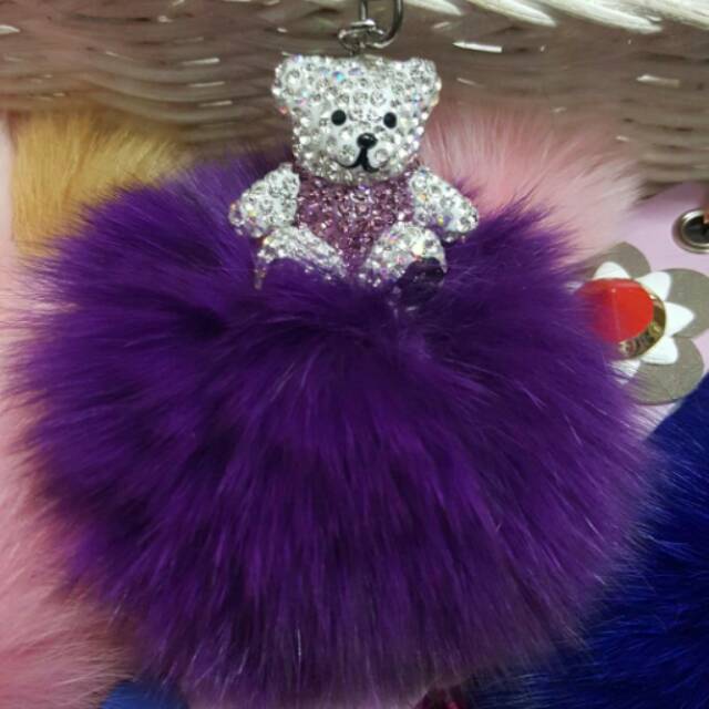 Bear Blink Bagcharm