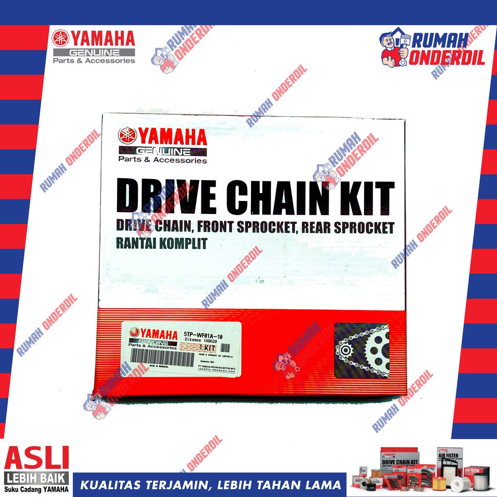 GIR GEAR SET GIR PAKET DRIVE CHAIN KIT JUPITER Z ASLI ORIGINAL YAMAHA