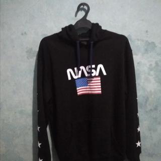 h&m nasa hoodie black