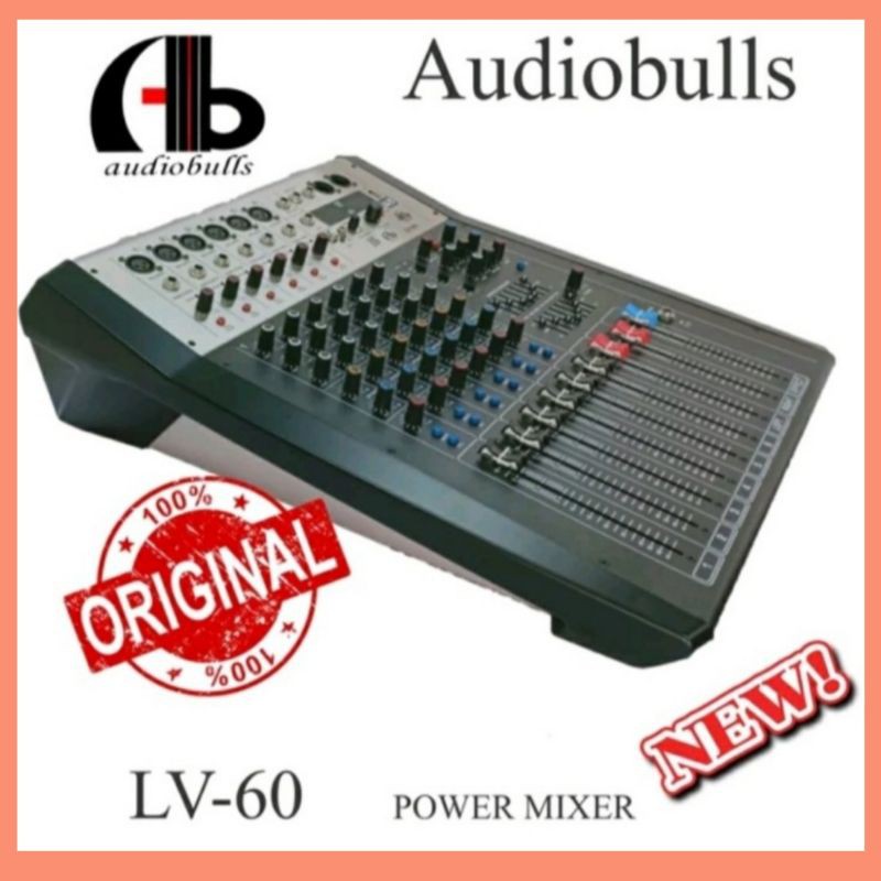 Power Mixer AB AUDIOBULLS LV-60 PREMIUM QUALITY Original