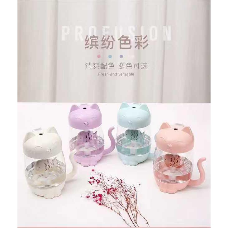 Air Humidifier Kitty / Car Humidifier 3in1 Pelembab Udara Ruangan dan Mobil