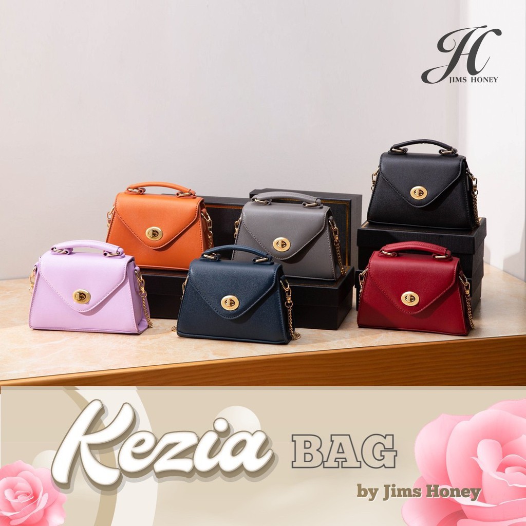 JH KEZIA BAG ( BOX EXCLUSIVE ) - Tas Selempang Wanita Import JIMS HONEY ORIGINAL SLING BAG IMPORT