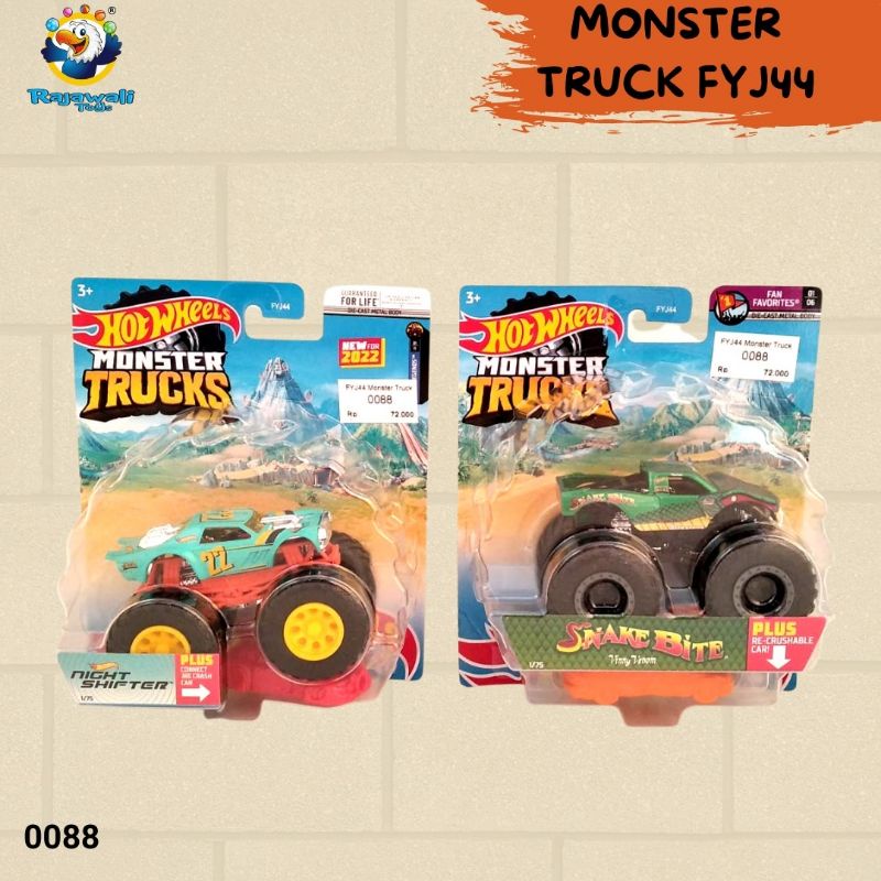 RAJAWALI TOYS STORE FYJ44 HOTWHEELS MONSTER TRUCK