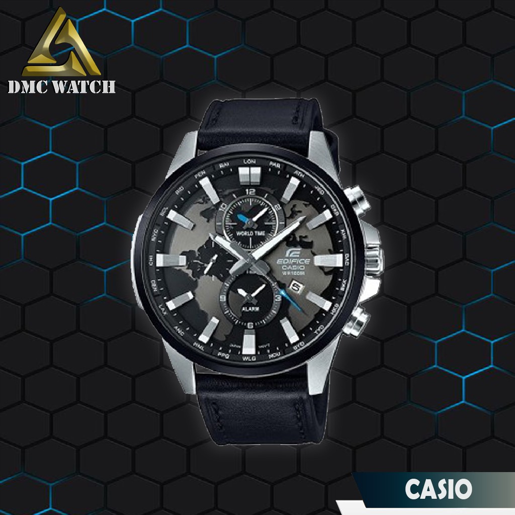 Jam Tangan Pria Casio Edifice EFR-303 L Black Original BM