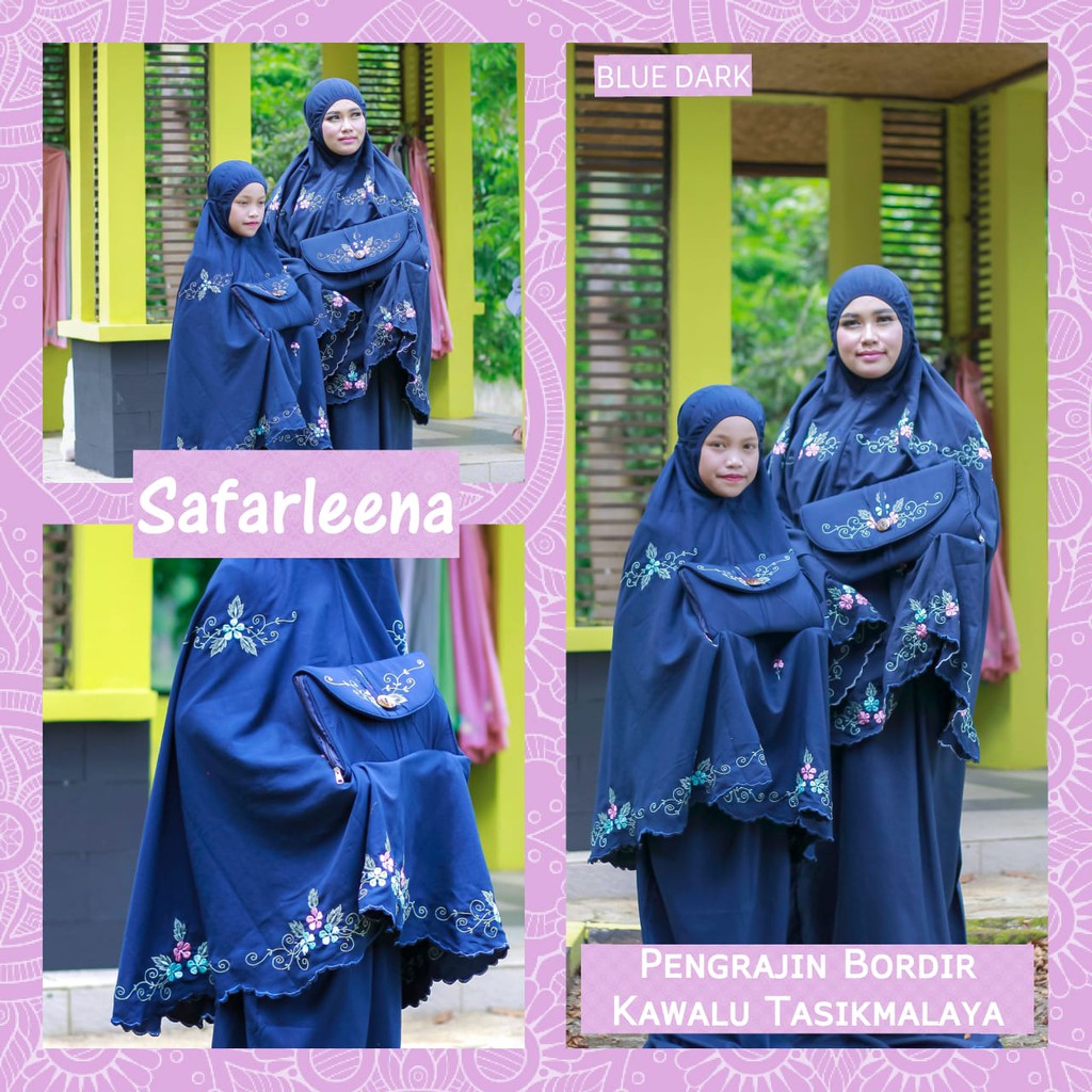 Mukena Alesya Couple Ibu Anak/Bahan Harga Grosir/Best Seller/Bisa COD