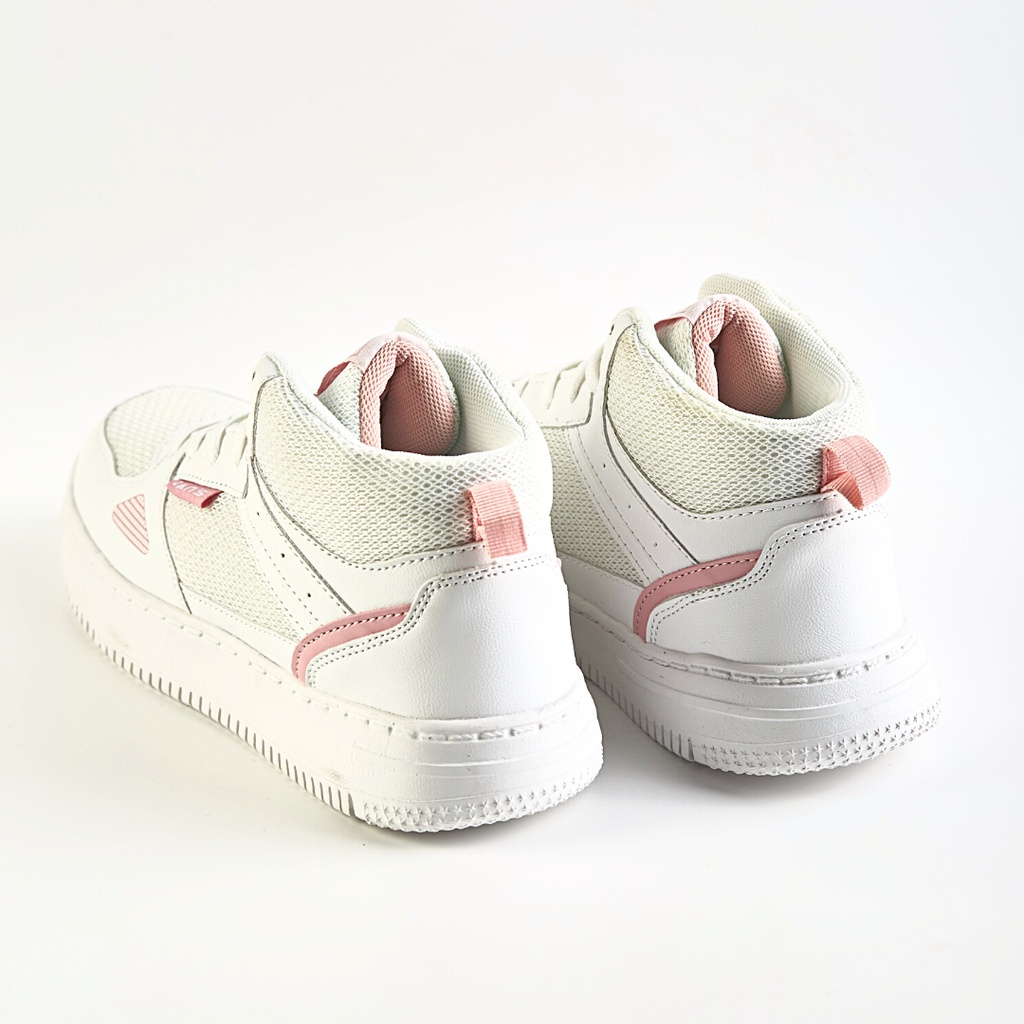 Dans Jodan Sepatu Sneakers Wanita - White Rose