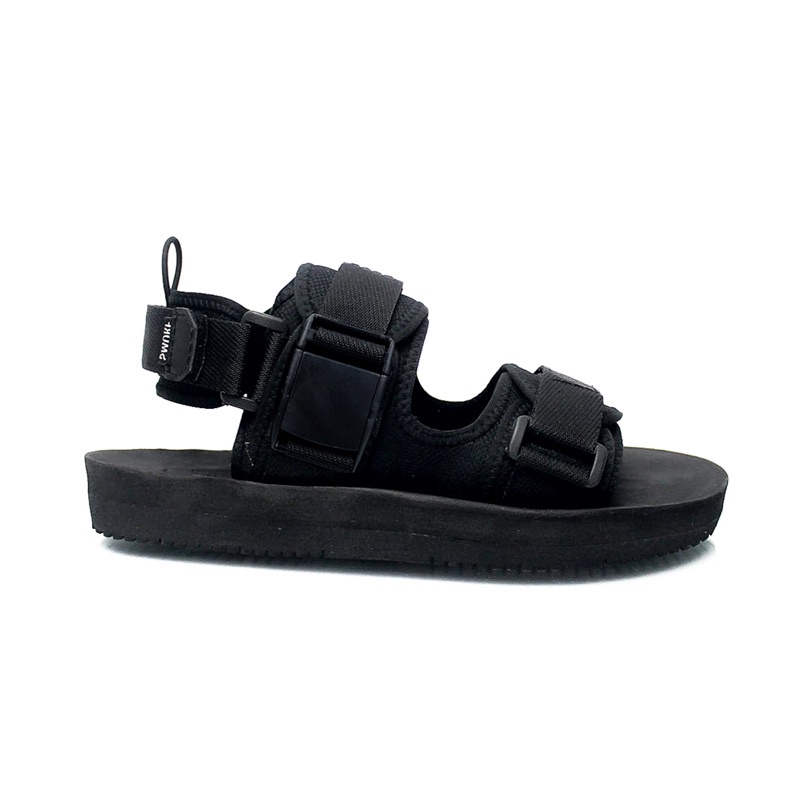SMURF GOTINO FULL BLACK - Sepatu sandal gunung - Sandal traveling - Sandal tvf