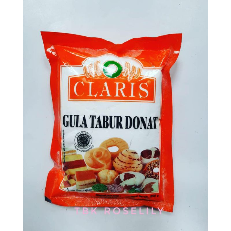 Jual Gula Halus Donutgula Tabur Donat Claris 250 Gr Shopee Indonesia 6521