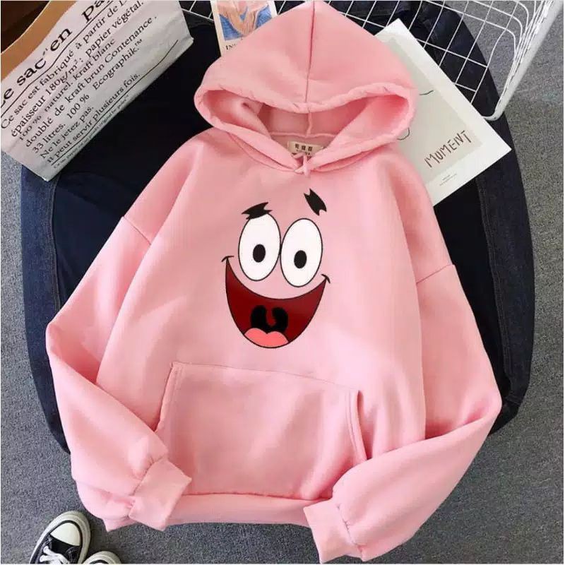 SPONGEBOB SQUAD SWEATER HOODIE UNISEX TERMURAH TERLARIS'