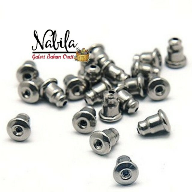 tutup anting giwang / pantat anting besi (50pcs)