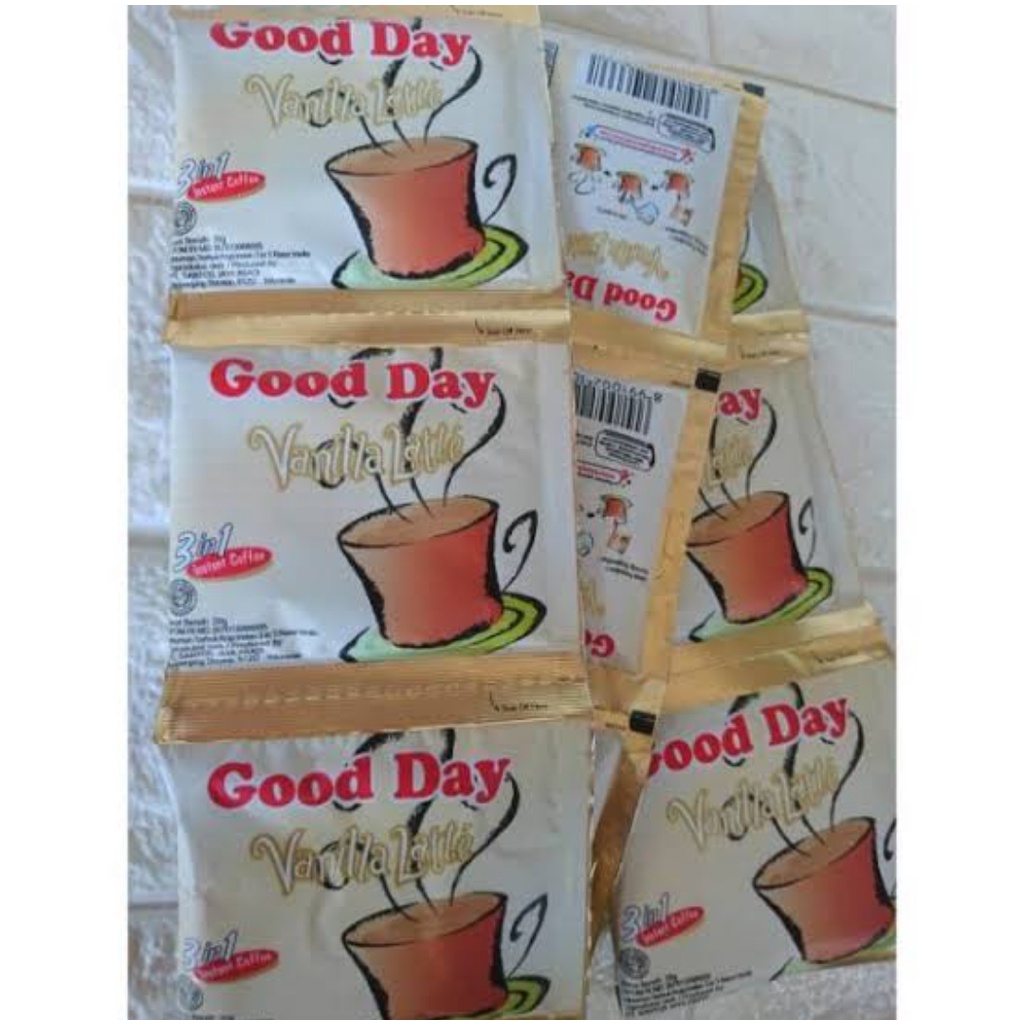 

Kopi Good Day Vanilla Latte 1 Renceng isi 10