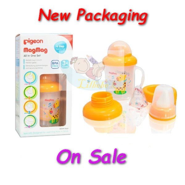 Pigeon Mag-Mag / Mag Mag / MagMag All In One Set Training Cup / Step 2 / Step 3