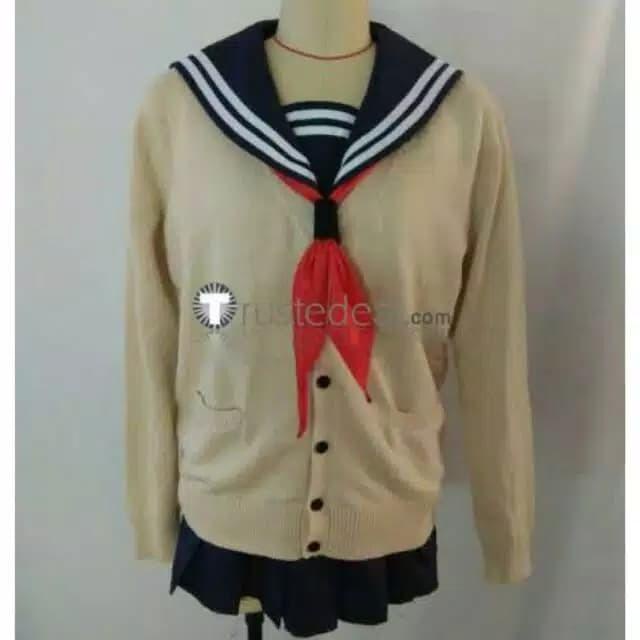 Kostum Costume Set Himiko Toga Cosplay Boku No Hero Academia + Wig