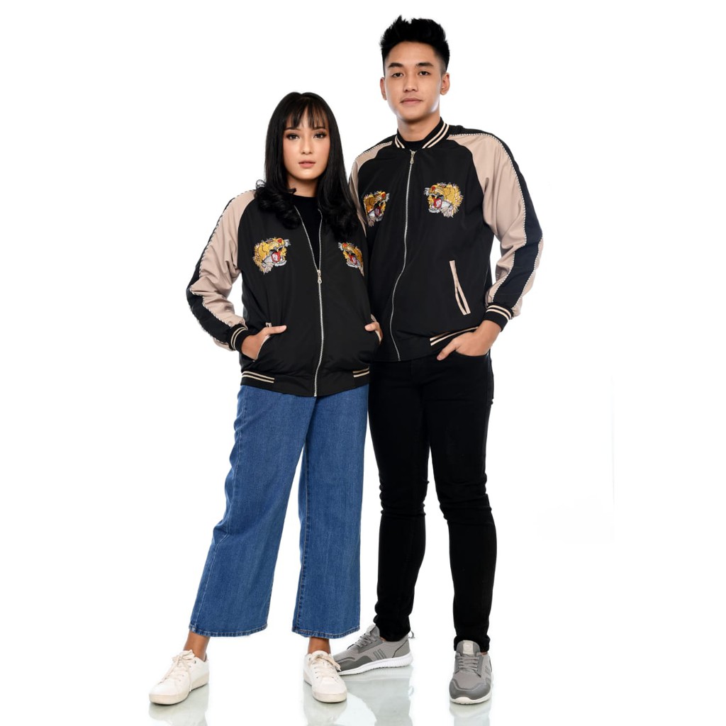 Jaket Varsity Anak Laki-Laki Permpuan Full Bordir Hangat Tebal Baseball Unisex