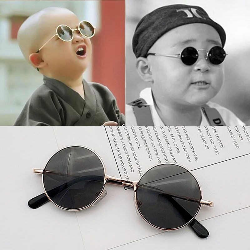 Kacamata Kecil Gaya Vintage GF16 Kacamata Round Modern Sunglasses Fashion UV400 ACC