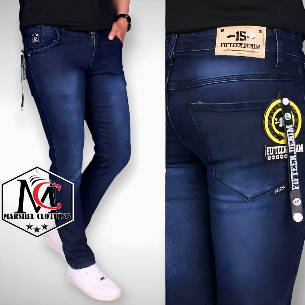 RCL - Ori FIFTYONE Celana Panjang Pria casual Slimfit Terbaru celana Denim Bioblit Pants Premium / Celana Jeans Pria Slim Fit Streetch Original New FIFTYONE Denim