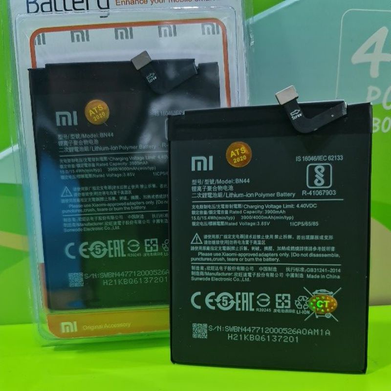 battery batrai baterai baterei tanam REDMI BN44 REDMI 5+