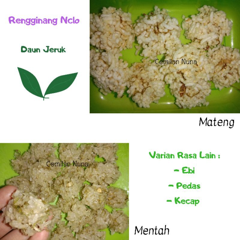 

Rengginang Nclo Rasa Daun Jeruk