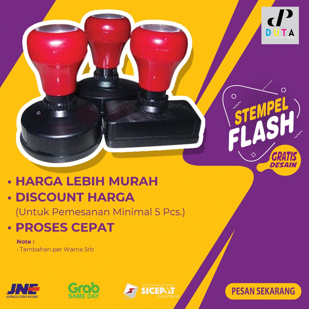 

Stempel / Stempel Otomatis / Stempel Flash Bulat Kotak Oval - Kecil Sedang Besar || Termurah - Free Desain
