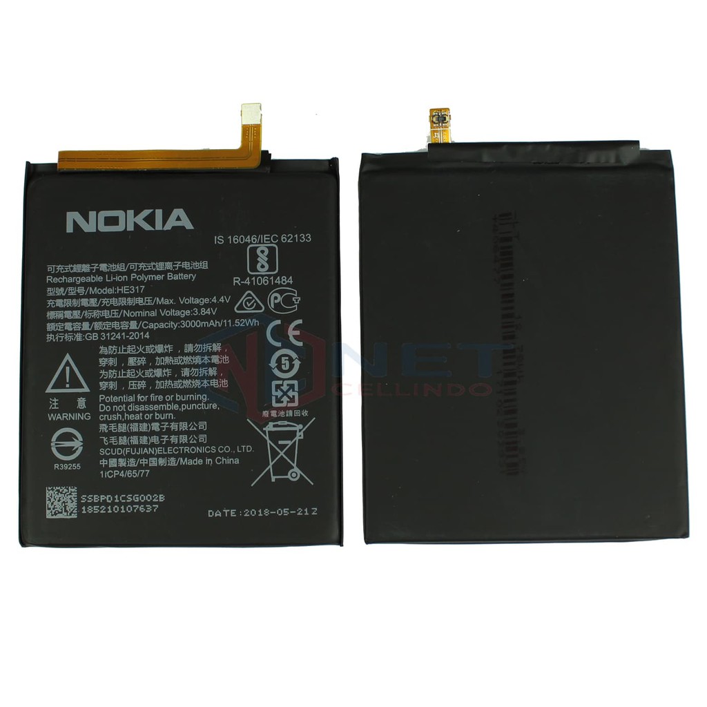 BATERAI NOKIA 6 / BATRE NOKIA 6 / HE317 / HE-317