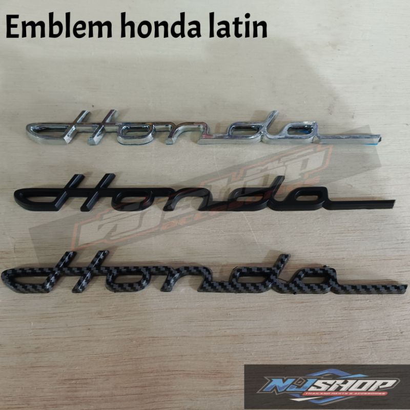 emblem honda 1pasang/satuan emblem honda clasic / latin chrome