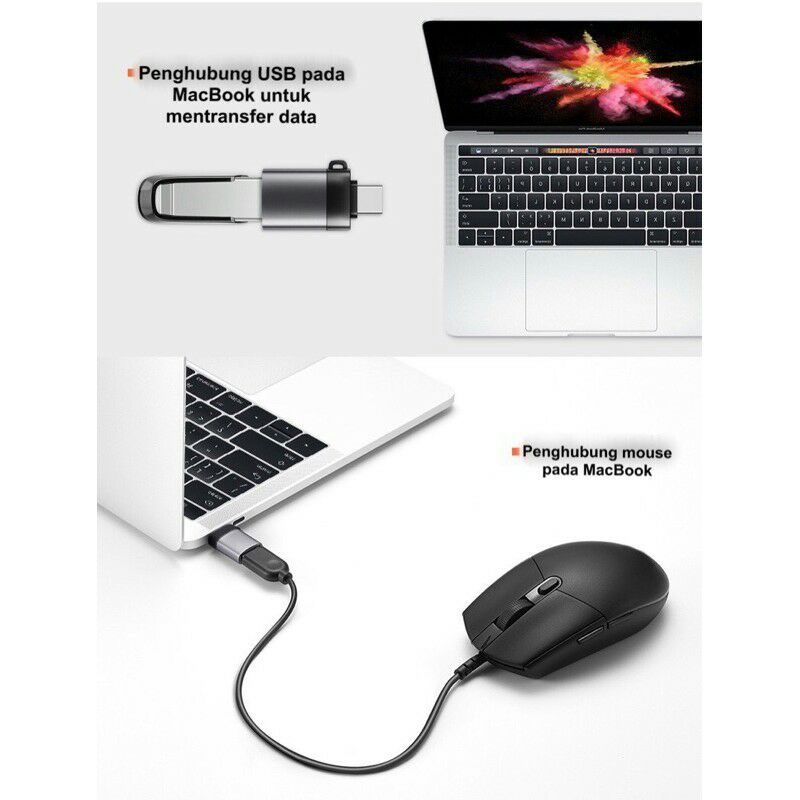 premium converter adaptor usb to type-c / micro