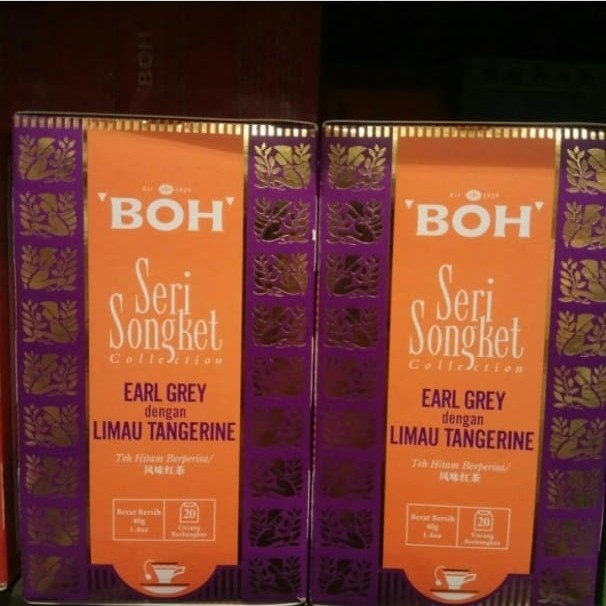 

BOH Songket Earl Grey With Limau Tangerine 20x2 gr/flavour black tea