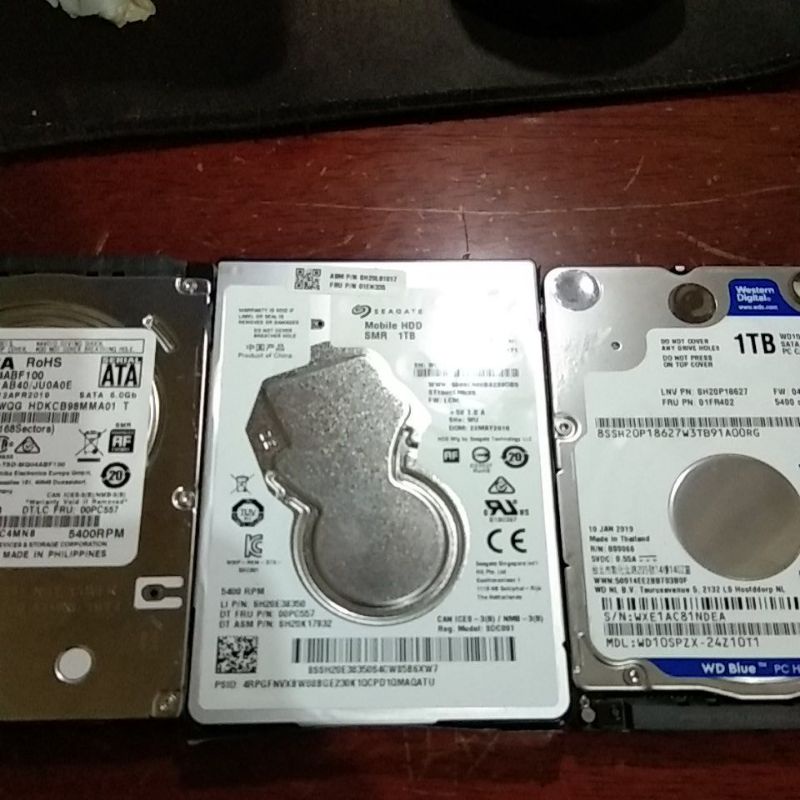 Hardisk SATA laptop 1TB mix